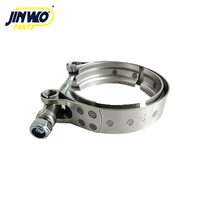 Collier de serrage en acier inoxydable pour échappement, type V-Band, haute résistance, pour VW, 2,5 pouces, références OE 04L253725B / 1K0253725 / 7H0253725A