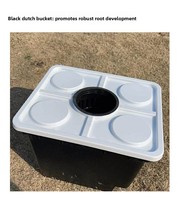 Système de culture hydroponique Seedafarm à 6 seaux, plateau de semis à haute rigidité, pour la culture de légumes sur balcon, culture hors sol à domicile