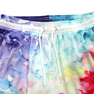 Pantalones Cortos de Baloncesto de Malla Personalizados con Cintura Elástica, Impresión por Sublimación, Pantalones Cortos Deportivos para Hombre, Pantalones Cortos de Malla con Entrepierna de 5 Pulgadas - Product Image 3