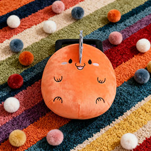 צעצועי קטיפה רכים בצורת כדור עם קישוט מסור שרשרת, פושיטה בהתאמה אישית לפי דמות אנימה, בובת קטיפה אישית - Product Image 2