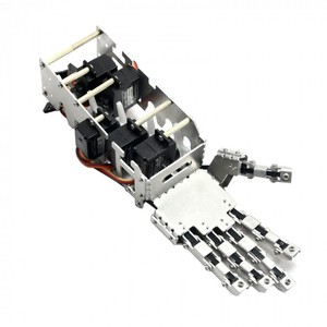 5DOF humanoide cinco dedos brazo manipulador de Metal mano izquierda + mano derecha con A0090 Servos para Robot DIY - Product Image 2
