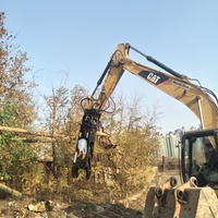 Cisaille hydraulique LS Eagle avec engrenage et moteur pour excavatrices de 6 à 50 tonnes - Manipulation efficace des déchets