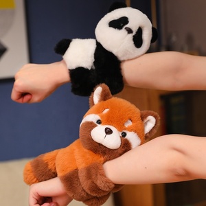 Fox Raccoon Koala Panda <strong>Clap</strong> Circle <strong>Toys</strong> Slap Snap Wrap Wristband Bracelet Plush <strong>Hand</strong> Ring Fun Pop Circles Kids Christmas Gift - Product Image 4