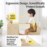 VSUCH vente en gros prix d'usine Table pour enfants maison travail jeu amusant bureau de lecture pour tout-petits ensemble table et chaises pour enfants