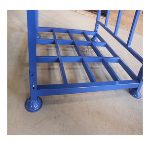 धमकी देकर मांगने का foldable pallets समाधान बंधनेवाला इस्पात स्टैकिंग जलाऊ लकड़ी पिंजरे - Product Image 3