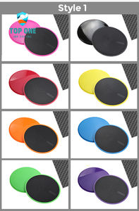 Top One OEM Venta al por mayor Core Sliders ECO ABS Discos deslizantes redondos negros para ejercicios de yoga abdominal y ejercicios deslizantes de fitness - Product Image 4