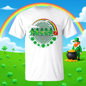 Camiseta Kiss Me I'm Grateful Leprechauns Rainbow para el Día de San Patricio - Product Image 3