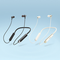 Headphone Bluetooth LDNIO N06 Neckband, Daya Tahan Baterai Ultra Lama, Stereo HD, Earphone Nirkabel untuk Olahraga