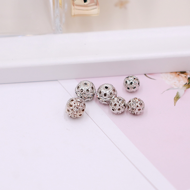 5 white gold base with white diamonds