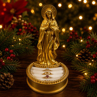 Figurine de déesse de style européen SYL, ornement artisanal en résine de la Vierge Marie, boîte de rangement pour bagues et bijoux, décoration pour mariages