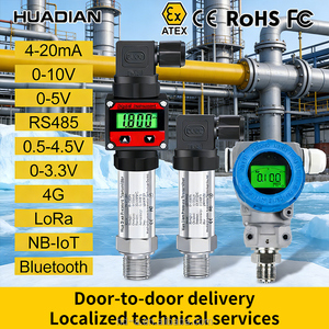 Transmisor de Presión Hersman IP68 SS304 0-10V 4-20mA SS316L DC24V con Conexión de Brida para Agua, Sensor de Presión 2088 con Pantalla LCD - Product Image 6