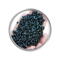Plastmax Nouveaux granulés de PP recyclé, qualité film soufflé, haute fluidité, nettoyés, noirs, sac PP de 25 kg, Thaïlande