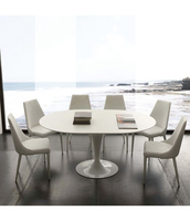 Table basse rectangulaire ronde jaune design en fausse pierre de qualité supérieure