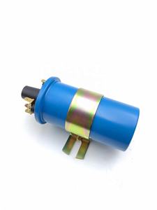 Mavi bobin, braket ile, 12 Volt, mavi renk, birincil direnç 3.3 ohm, yağ dolu, (kutulu) - Product Image 2