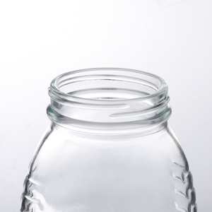 Cổ điển rõ ràng Glass Nữ Hoàng dòng Jar mật ong thủy tinh container 180ml 330ml 660ml 1 pound lọ thủy tinh cho mật ong với tin có nắp đậy - Product Image 2