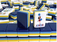 Ensemble de Mahjong Américain de Luxe Thème Championnat de Football, 4 couches en Acrylique, Souvenir Commémoratif Boutique Amérique du Nord 2026