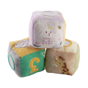 Cube éducatif en peluche douce et écologique pour bébé, <span class=keywords><strong>jouet</strong></span> d'apprentissage des animaux et des chiffres pour le développement précoce des enfants de 5 à 7 ans - Product Image 6