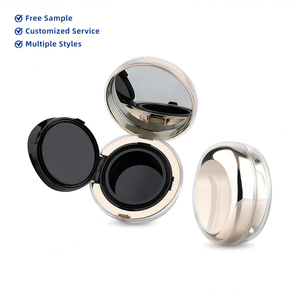 Caja de Embalaje Cosmético Ovalada de Plástico Brillante de 15g al por Mayor, <span class=keywords><strong>Estuche</strong></span> de Lujo para Base de Maquillaje CC Cream con Cojín de Aire y Color Personalizado - Product Image 3