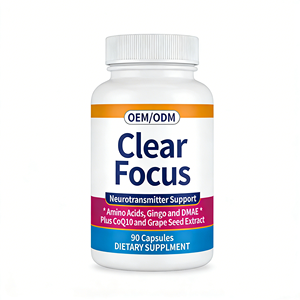 Suplemento de Apoyo OEM ODM con Aminoácidos, Ginkgo, <span class=keywords><strong>DMAE</strong></span>, CoQ10, Extracto de Semilla de Uva, Sin Gluten - Product Image 1