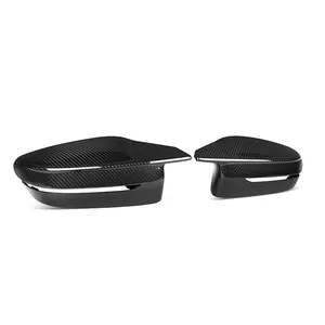 ฝาครอบกระจกมองข้างคาร์บอนไฟเบอร์แท้แบบแห้ง เงา สำหรับ BMW G80 G87 G82 G83 2021-IN ซีดาน คูเป้ เปิดประทุน - Product Image 3
