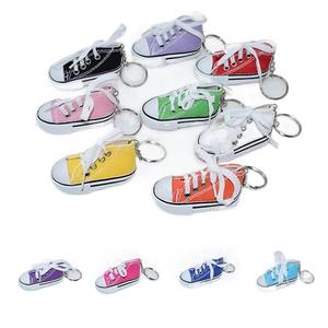 Groothandel 7,5CM Mini Canvas Kleine Schoenen Sleutelhanger Mode Auto Tas Charm Simulatie 3D Canvas Sneaker Sleutelhanger - Product Image 2