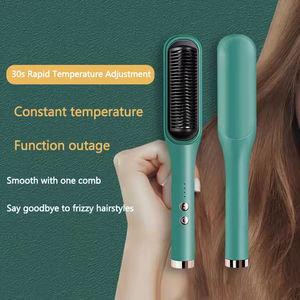 Peigne chauffant à air chaud professionnel de salon, à chauffage rapide, portable, pour voyage, brosse lissante pour cheveux, approvisionnement mixte, prix bas, haute qualité - Product Image 3