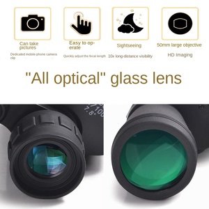 Prismáticos de alta calidad con poca luz para conciertos al aire libre, Prisma Bak4 de alta definición, 20X50 - Product Image 4