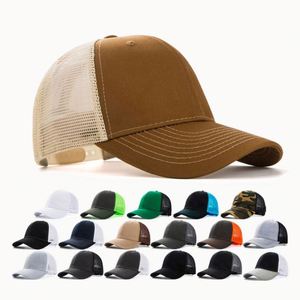 Gorra Trucker de Malla de Algodón de Verano al por Mayor, Gorra de Béisbol Transpirable de 6 Paneles, Unisex, con Bordado 3D Personalizado, Deportiva para Deportes al Aire Libre - Product Image 1