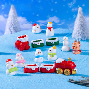 Nouveau Noël Ornement Bonhomme De Neige DIY Ornement Boule De Cristal Accessoires Suspendus Micro Paysage Ornement - Product Image 2