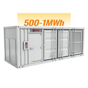 Système de stockage d'énergie hybride sur réseau 500 kWh LiFePO4 Refroidissement par air Bess Conteneur de 20 pieds Batterie 1 MWh Onduleur 500 kW IP65 - Product Image 1