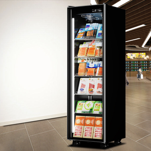 Commercio all'ingrosso <span class=keywords><strong>a</strong></span> basso prezzo commerciale 4 porte porta di vetro <span class=keywords><strong>congelatore</strong></span>, -25 ℃ bassa temperatura di stoccaggio per la carne congelata & frutti di mare - Product Image 5