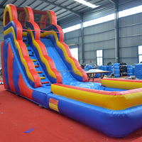 Maison de rebond de toboggan gonflable pour adultes et enfants