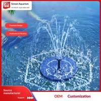 Pompe à eau solaire JSP pour fontaine de rocaille, oxygénateur automatique pour petits bassins à poissons, aquariums de jardin et aménagements paysagers