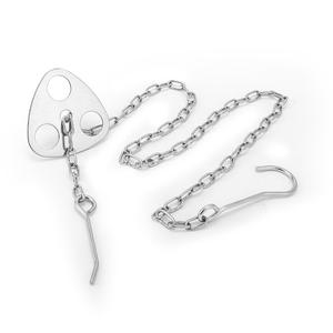 ขาตั้งเตาตั้งแคมป์แบบสามเหลี่ยมกลางแจ้ง สแตนเลส พกพาสะดวก พร้อมโซ่แขวนสำหรับเตาไม้ - Product Image 3