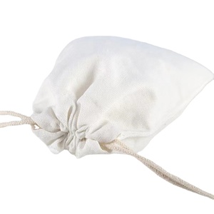 Factory Price Eco-Friendly Muslin <b>Canvas</b> Linen <b>Drawstring</b> <b>Bag</b> Plain Natural Color Custom Cotton <b>Drawstring</b> <b>Bags</b> With Logo - Product Image 6