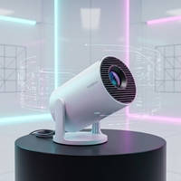 Projecteur intelligent pour jeux vidéo, prend en charge le décodage vidéo 4K, Wi-Fi double bande, Airplay, diffusion d'écran, rapport de contraste 2000:1, projecteur LED portable