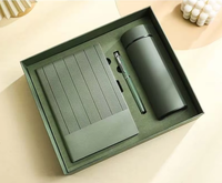 Carnet de notes A5 avec logo personnalisable et design vintage, tasse thermos à couverture rigide en cuir de 100 pages pour le bureau ou les études