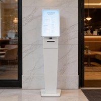 PC Todo en Uno con Pantalla Táctil Capacitiva de 21.5 Pulgadas, Kiosco de Pago de Autoservicio Vertical/de Escritorio, SDK Multi-OS POS, Lector de Códigos de Barras