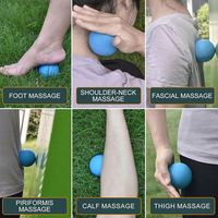 Pelotas de Masaje de Goma Ecológicas con Logotipo Personalizado, Impresas con Serigrafía, para Liberación Miofascial, Terapia de Puntos de Presión, Yoga