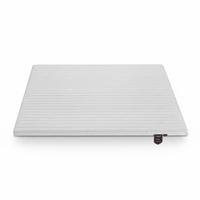 Surmatelas en mousse mince haute densité avec fermeture éclair, emballage sous vide pour chambre à coucher et mobilier de maison