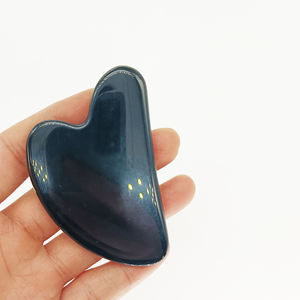 Manufacturer Nature Stone Body Scrapping Massage Tool Stone Rose Quartz Jade Guasha Board - Product Image 3