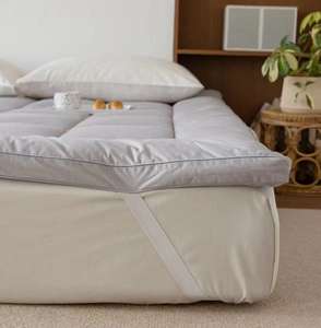 Topper Materasso Ecologico Golden Sail per <span class=keywords><strong>Hotel</strong></span> e Casa, 100% Poliestere 200TC Trapuntato Personalizzabile per Tutte le Stagioni - Product Image 2