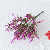 Bunga Lavender dan Gandum Buatan Dekorasi Plastik Tahan Air Tahan Lama Ramah Lingkungan Hari Valentine