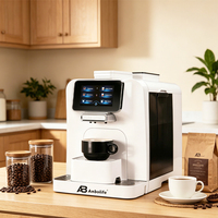 Cafetera Automática Anbolife, de Grano a Taza, 19 Bares, Bomba ULKA, Pantalla Táctil, 11 Bebidas, WiFi Opcional, Fabricación OEM