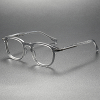 CS220 haut de gamme vente en gros, carré Vintage unisexe femmes hommes lunettes en acétate lunettes de lecture lunettes optiques montures lunettes de myopie