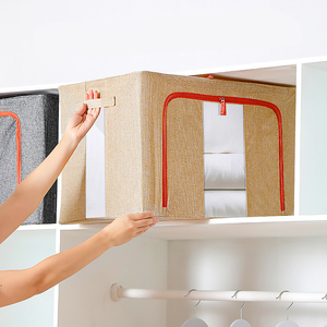 Phòng ngủ tủ quần áo vải chăn tổ chức Quilt lưu trữ túi công suất lớn có thể gập lại hộp lưu trữ cho quần áo - Product Image 6