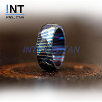Pendentif couteau en titane de haute qualité DIY anneau accessoires EDC bague pour hommes