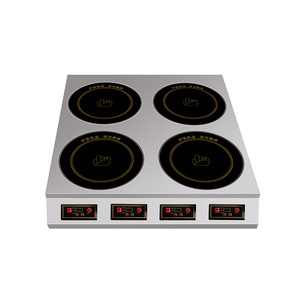 Placa de Inducción Portátil de 2000W, 1 Quemador, 220V, Acero Inoxidable, Fácil de Limpiar, Control Táctil, Impermeable, para Cocina Comercial - Product Image 4
