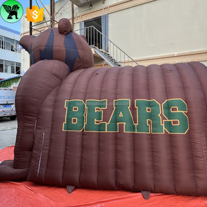 Túnel de entrada de oso inflable, decoración de animales personalizada para eventos gigantes, oso inflable de dibujos animados para Festival A9940 - Product Image 6