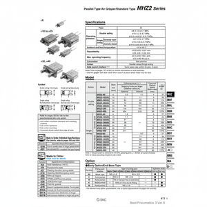 SMC Pneumatics Air Gripper MHZ2-16D Pièces Pneumatiques - Product Image 1